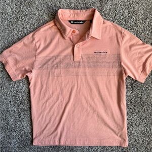 Travis Mathew Coral Polo Shirt for boys